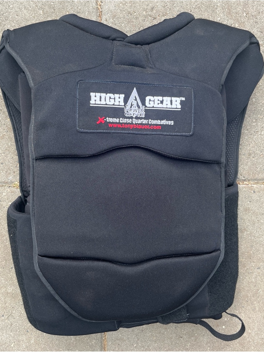 High Gear Protective Riding Vest in Black